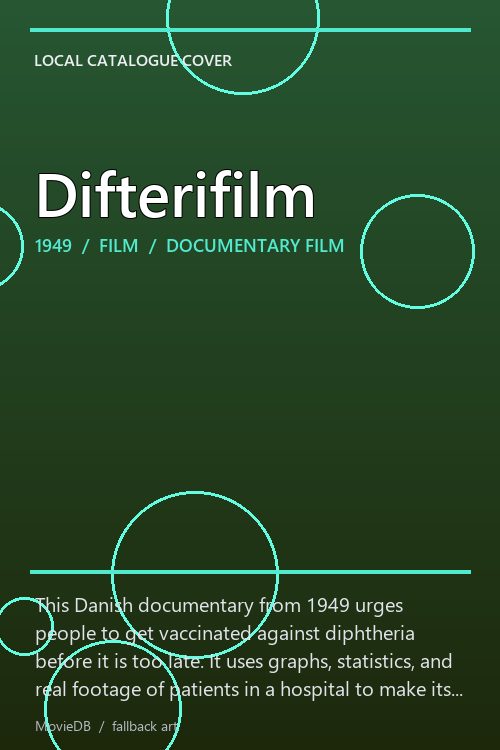 Difterifilm poster