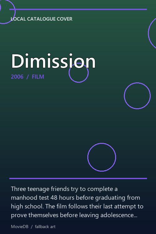 Dimission poster