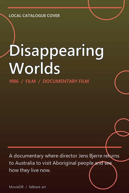 Disappearing Worlds poster