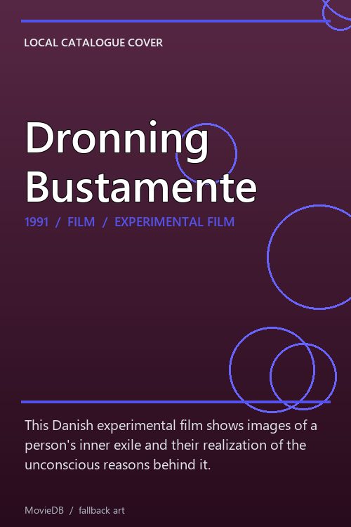 Dronning Bustamente poster