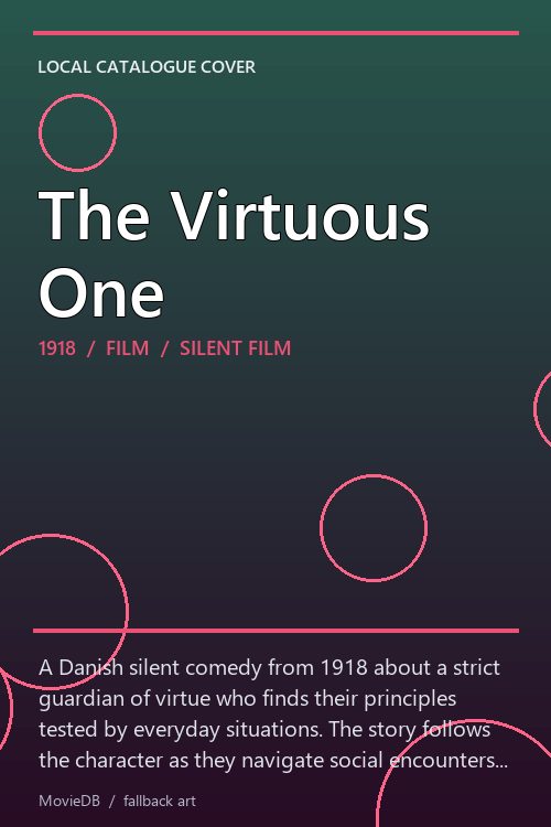 The Virtuous One poster