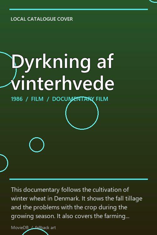 Dyrkning af vinterhvede poster