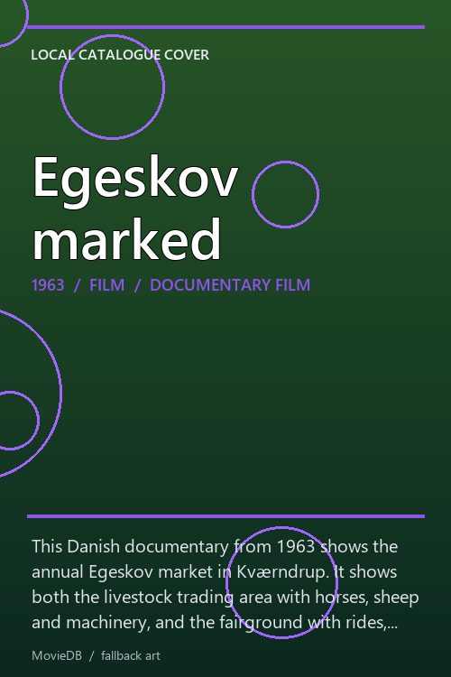 Egeskov marked poster