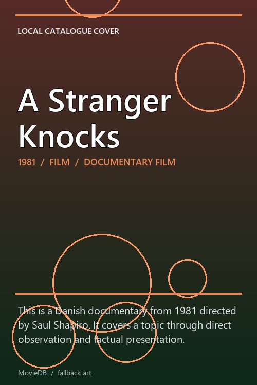 A Stranger Knocks poster