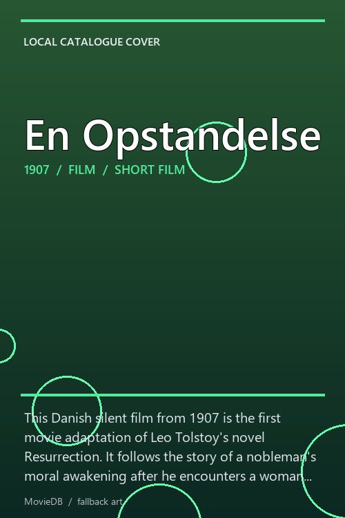 En Opstandelse poster