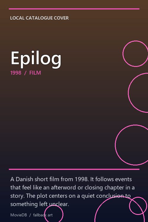 Epilog poster