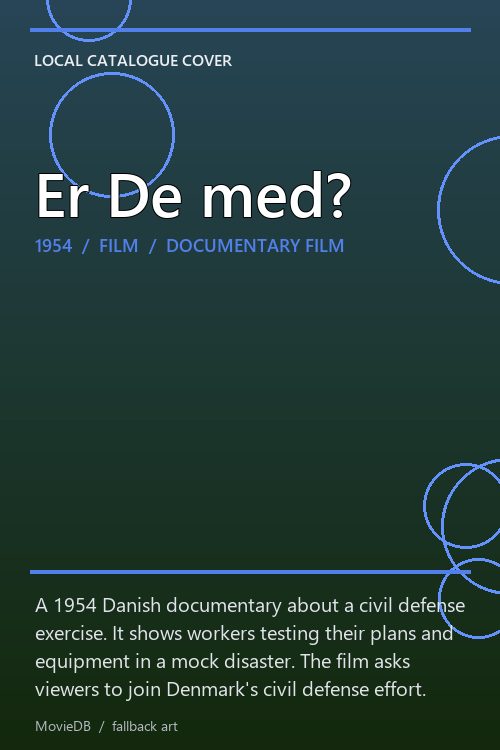 Er De med? poster