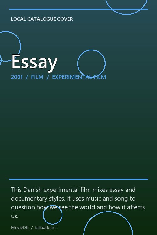 Essay poster