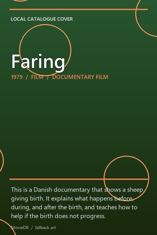 Faring poster