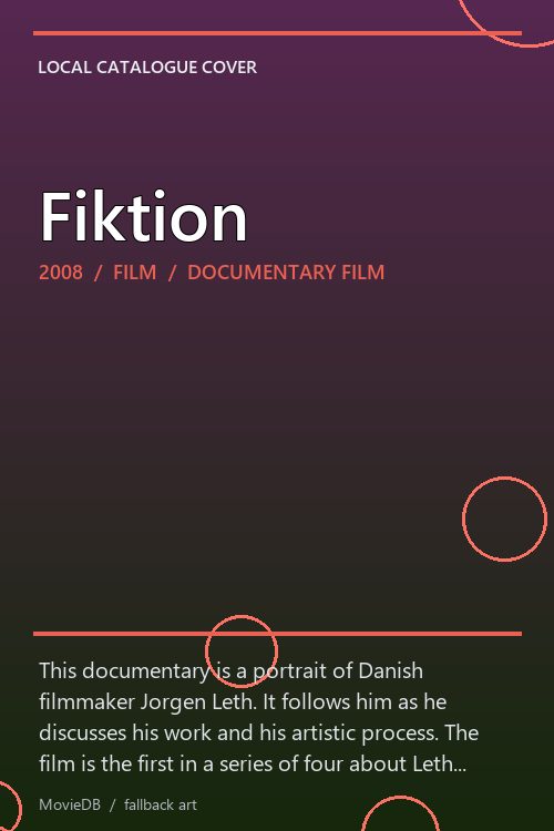Fiktion poster