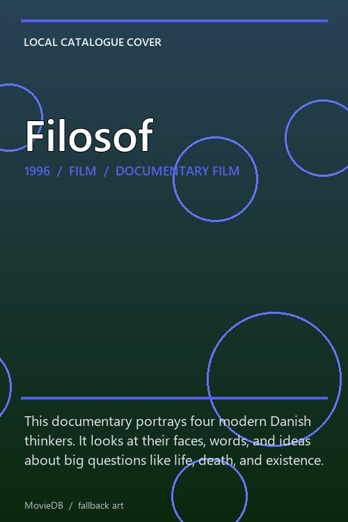 Filosof poster