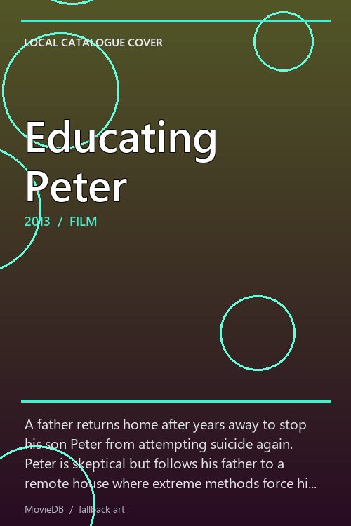 Educating Peter poster