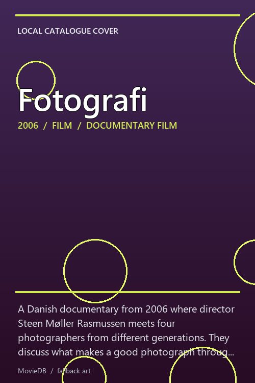 Fotografi poster