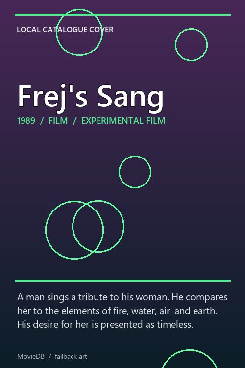 Frej's Sang poster