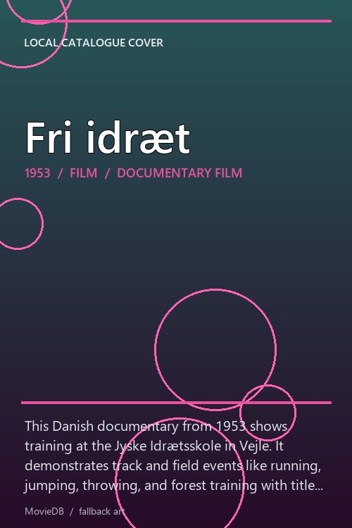 Fri idræt poster