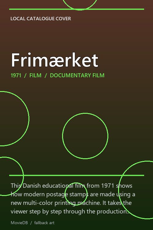 Frimærket poster