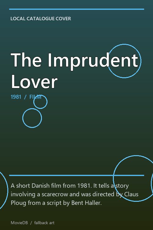The Imprudent Lover poster