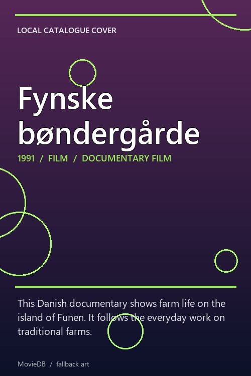 Fynske bøndergårde poster