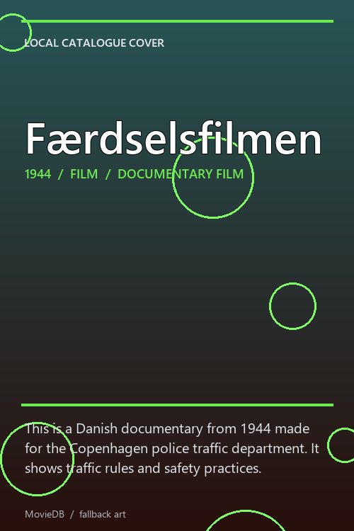 Færdselsfilmen poster