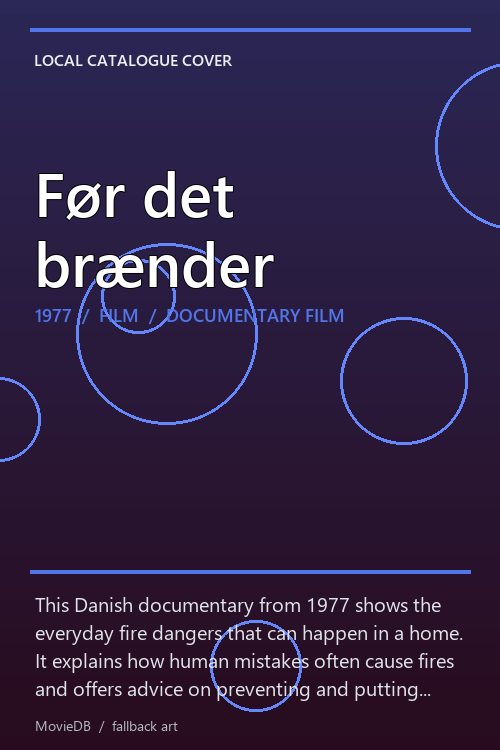 Før det brænder poster