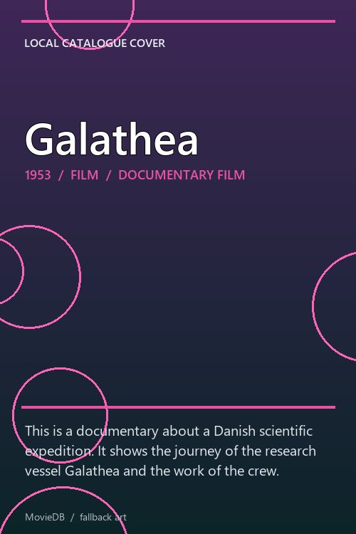 Galathea poster