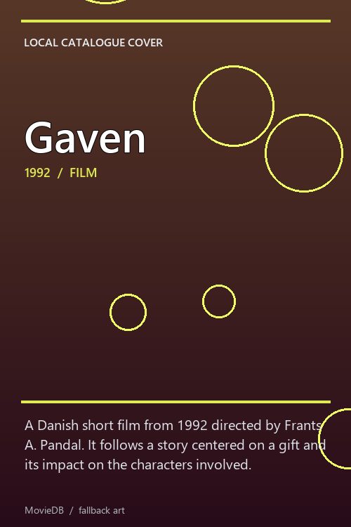 Gaven poster