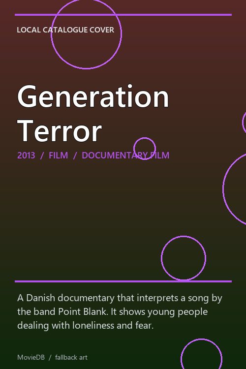 Generation Terror poster