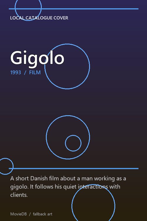 Gigolo poster
