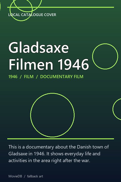 Gladsaxe Filmen 1946 poster