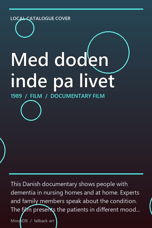 Med doden inde pa livet poster