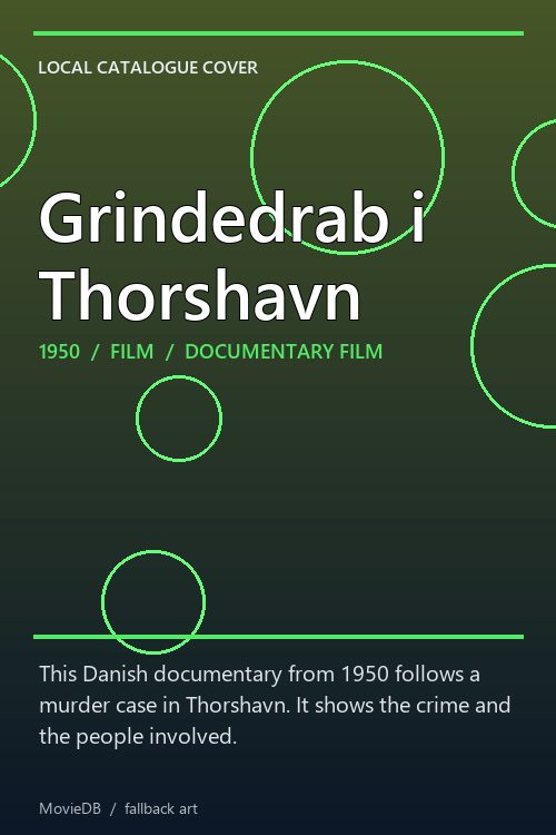 Grindedrab i Thorshavn poster