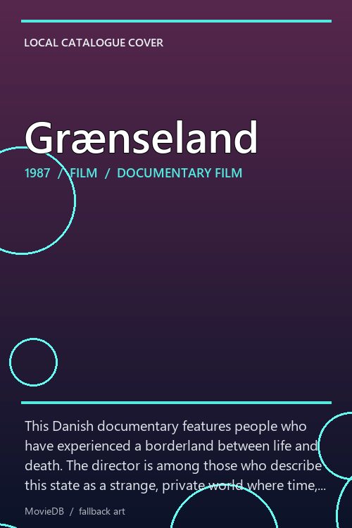 Grænseland poster