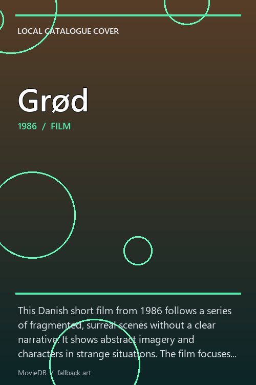 Grød poster