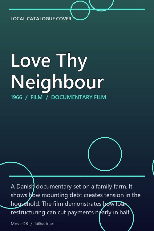 Love Thy Neighbour poster