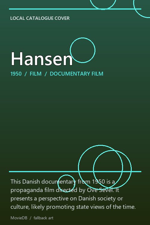 Hansen poster