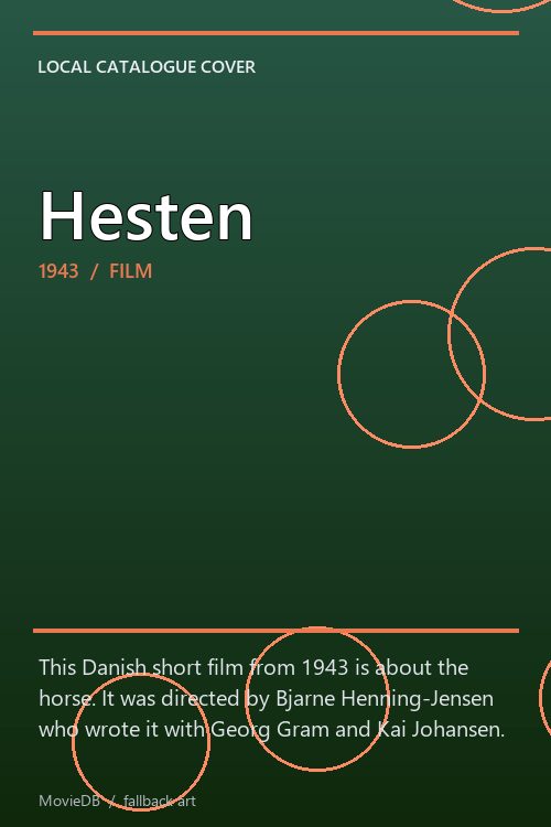 Hesten poster