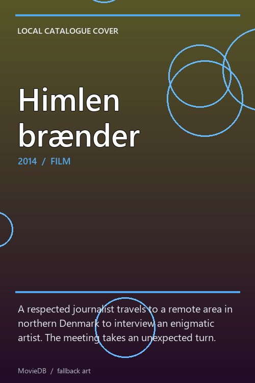 Himlen brænder poster