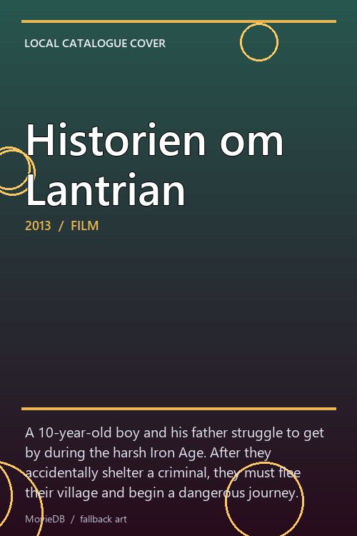 Historien om Lantrian poster