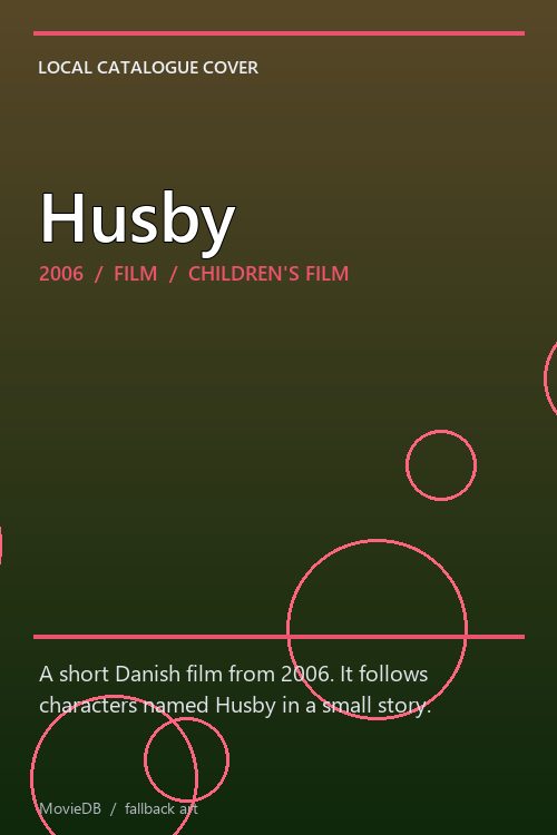 Husby poster
