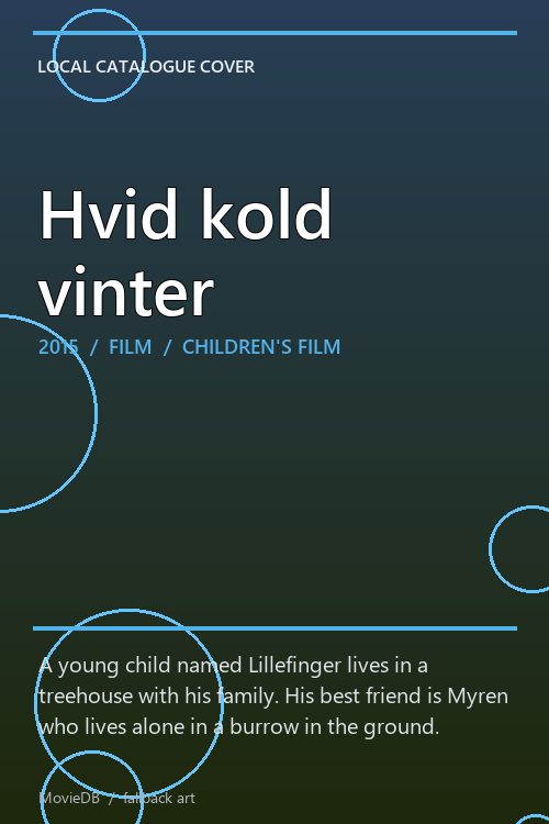 Hvid kold vinter poster