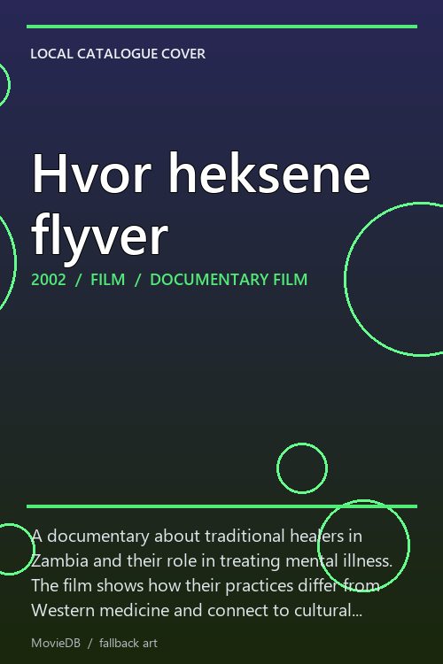 Hvor heksene flyver poster