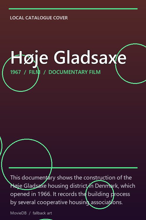 Høje Gladsaxe poster
