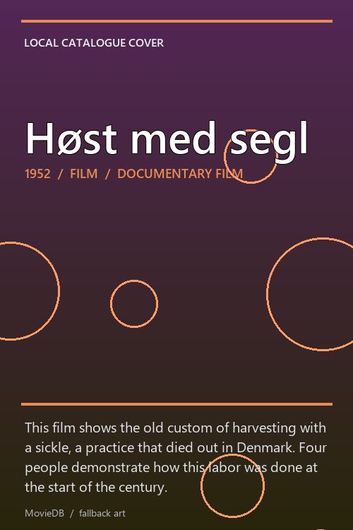 Høst med segl poster