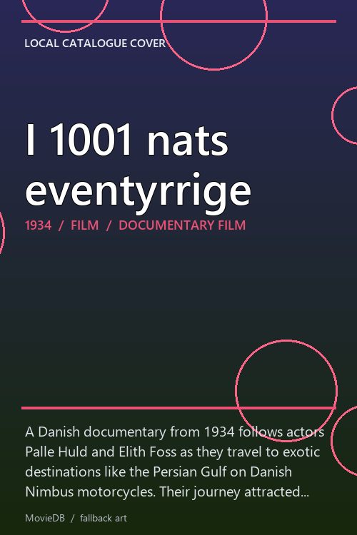 I 1001 nats eventyrrige poster