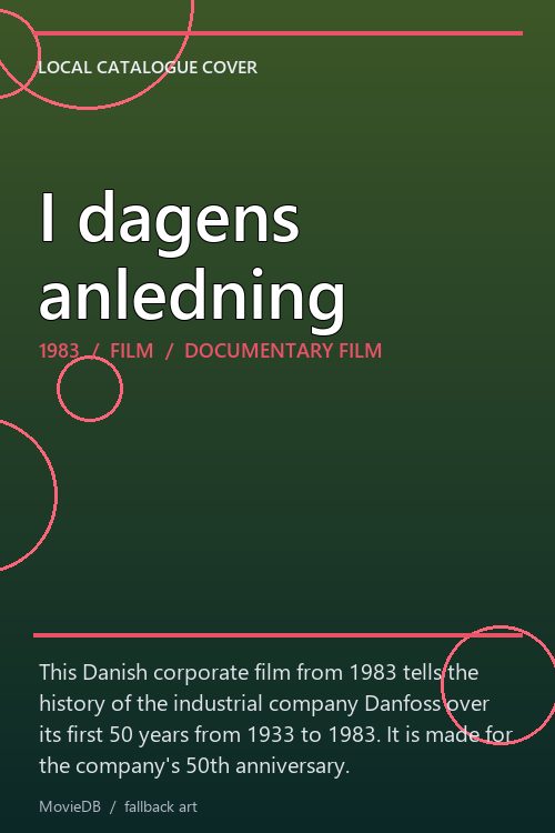I dagens anledning poster
