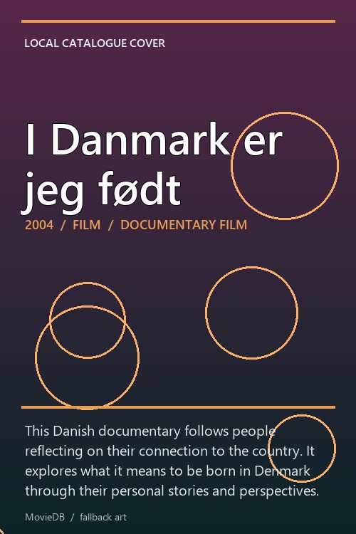 I Danmark er jeg født poster