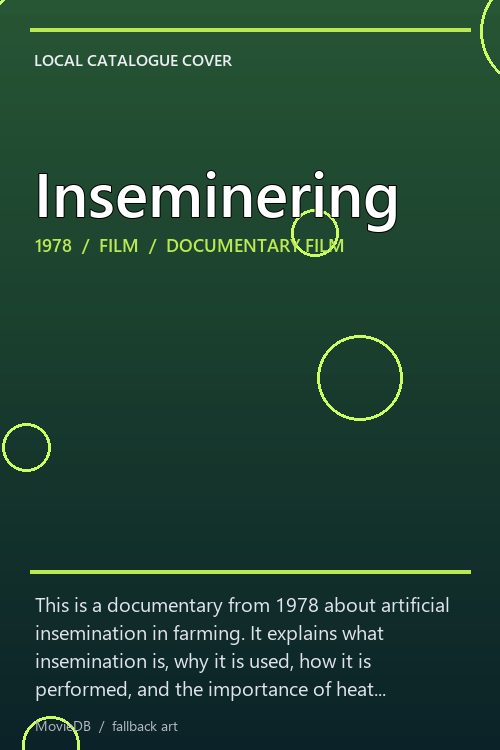 Inseminering poster
