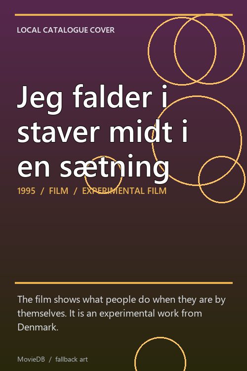 Jeg falder i staver midt i en sætning poster