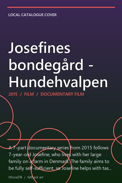 Josefines bondegård - Hundehvalpen poster