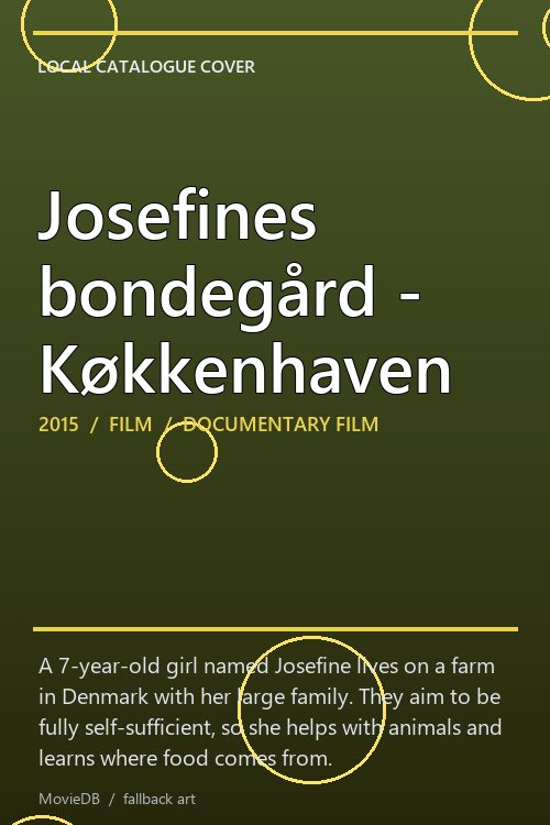 Josefines bondegård - Køkkenhaven poster